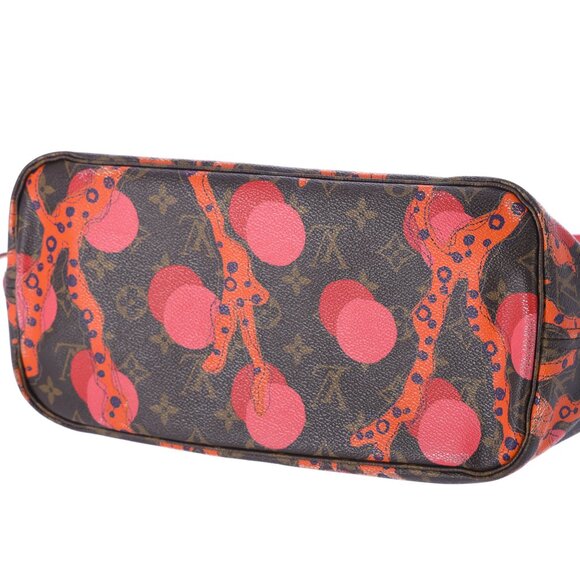 Louis Vuitton Monogram La Mage Neverfull MM Tote Bag M41603 LV Brown Red Pink - Picture 10 of 15